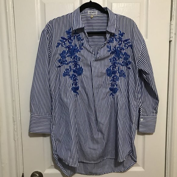 Embroidered Tunic Shirt - Picture 1 of 2